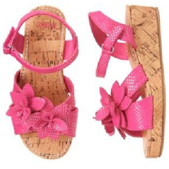 NWT Gymboree Navy Blue Flower Sandals Shoes Kids Girl Easter many sizes